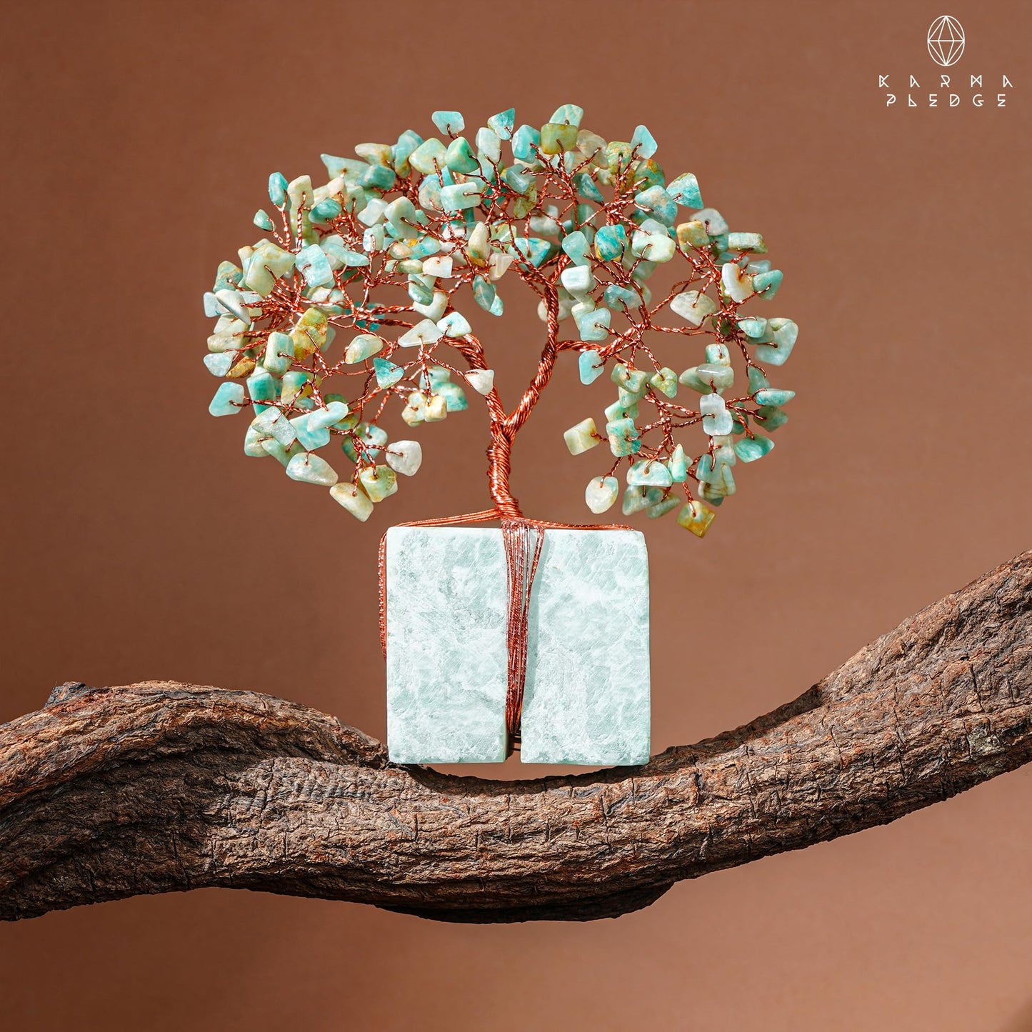 Crystal Tree of Life 7 Chakra Healing Crystals Trees for Home Decor, Office Desk Decor, Boho Decor, Handmade Bonsai Trees for Positive Energy, Money, Good Luck Birthday Gifts for Women, Mom