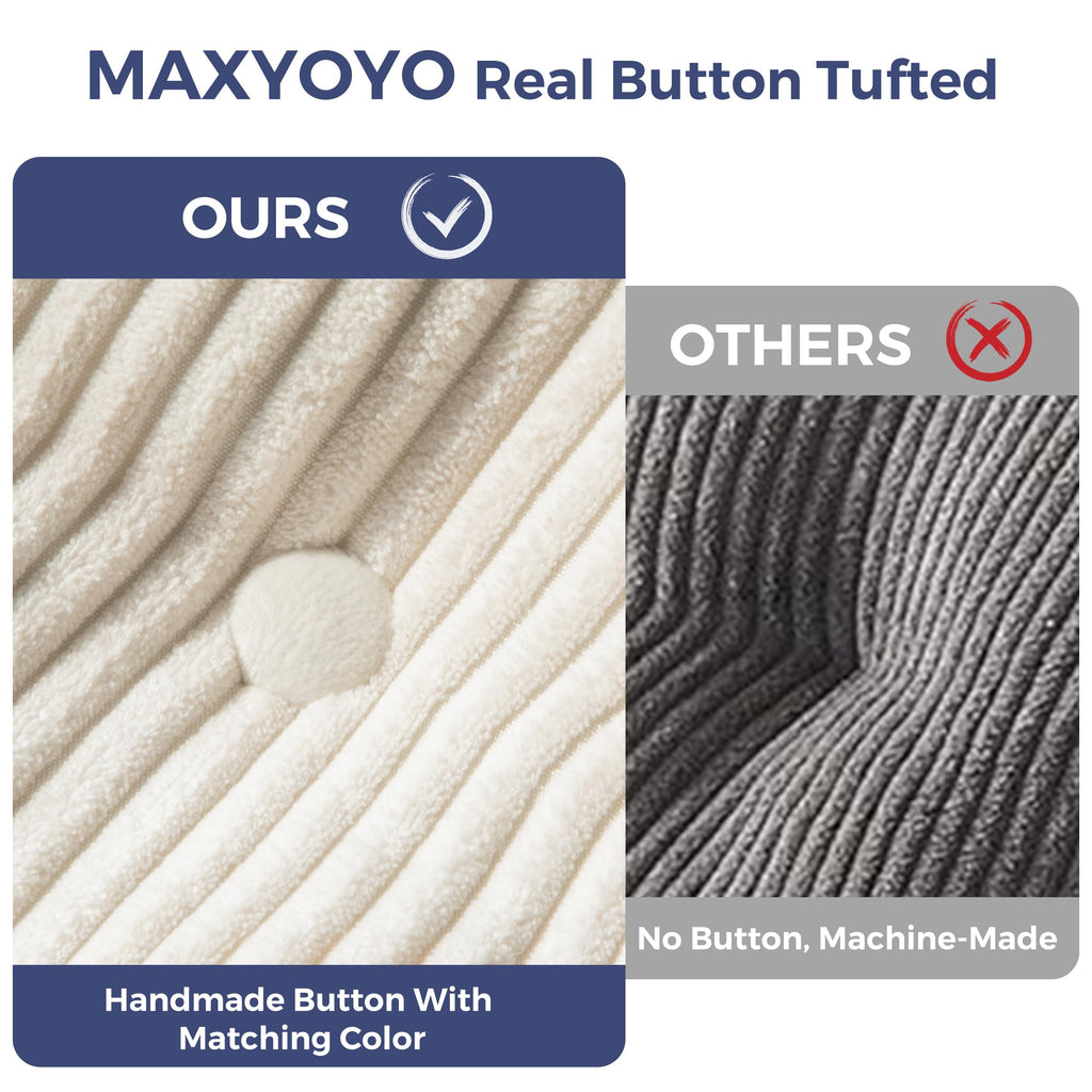 MAXYOYO Folding Sofa Bed, Convertible Sleeper Chair with Pillow Foldable Mattress with Back Support, Portable Fold Out Chair Bed Comfy Floor Sofa Lounge for Living Room Bedroom, Dark Grey, Single