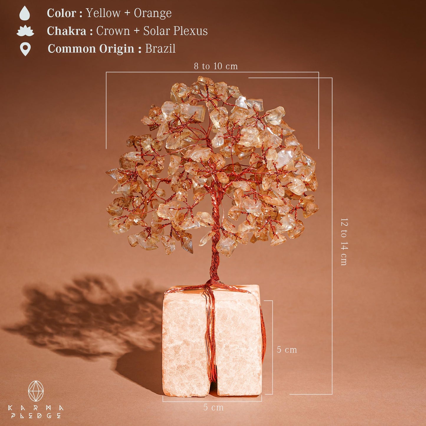 Crystal Tree of Life 7 Chakra Healing Crystals Trees for Home Decor, Office Desk Decor, Boho Decor, Handmade Bonsai Trees for Positive Energy, Money, Good Luck Birthday Gifts for Women, Mom