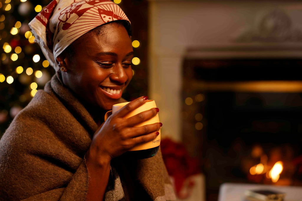 Nextmug - Temperature-Controlled, Self-Heating Coffee Mug (Black - 14 oz.)