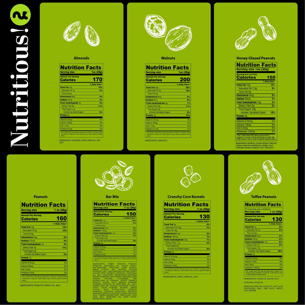 NUT CRAVINGS - Thanksgiving Mixed Nuts Gift Basket in Red Gold Box (7 Assortments, 1 LB) Holiday Xmas Christmas Food Arrangement, Healthy Snack Care Package, Food Assortments