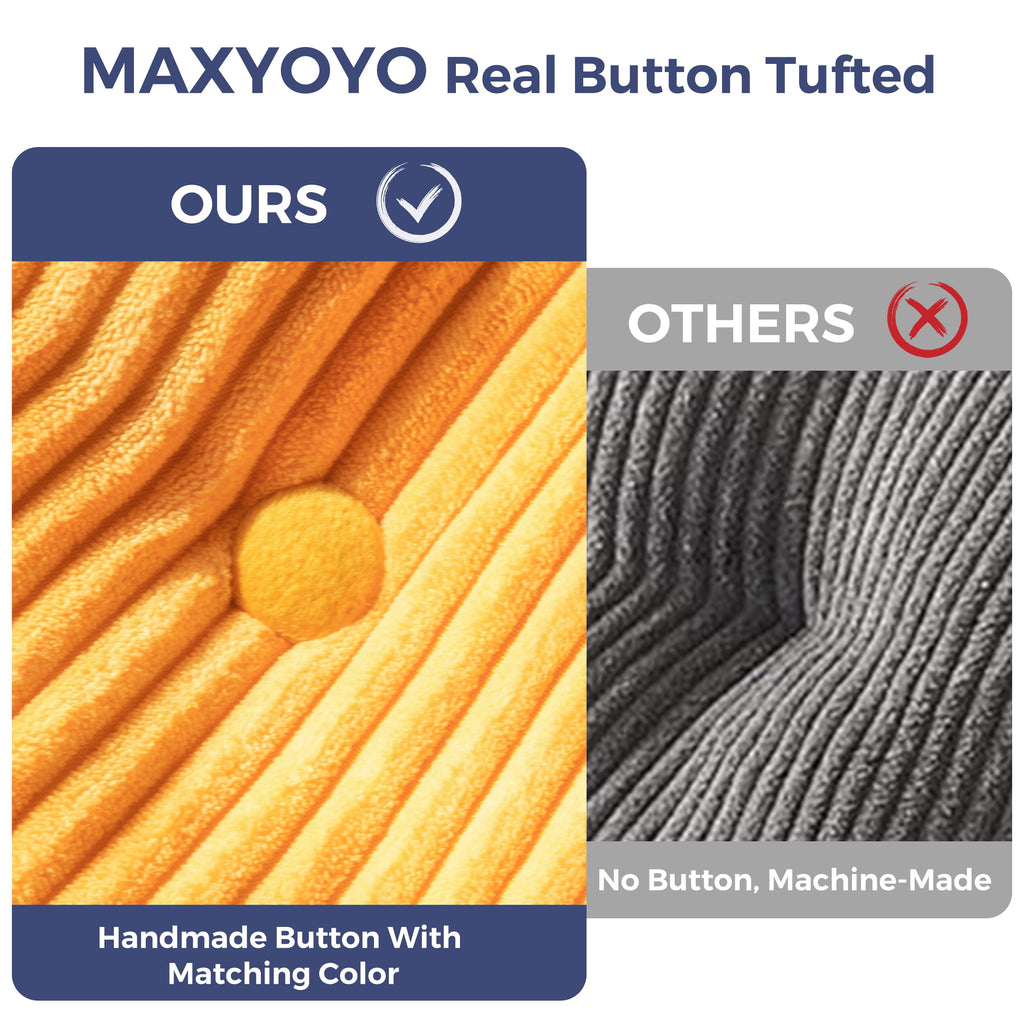 MAXYOYO Folding Sofa Bed, Convertible Sleeper Chair with Pillow Foldable Mattress with Back Support, Portable Fold Out Chair Bed Comfy Floor Sofa Lounge for Living Room Bedroom, Dark Grey, Single