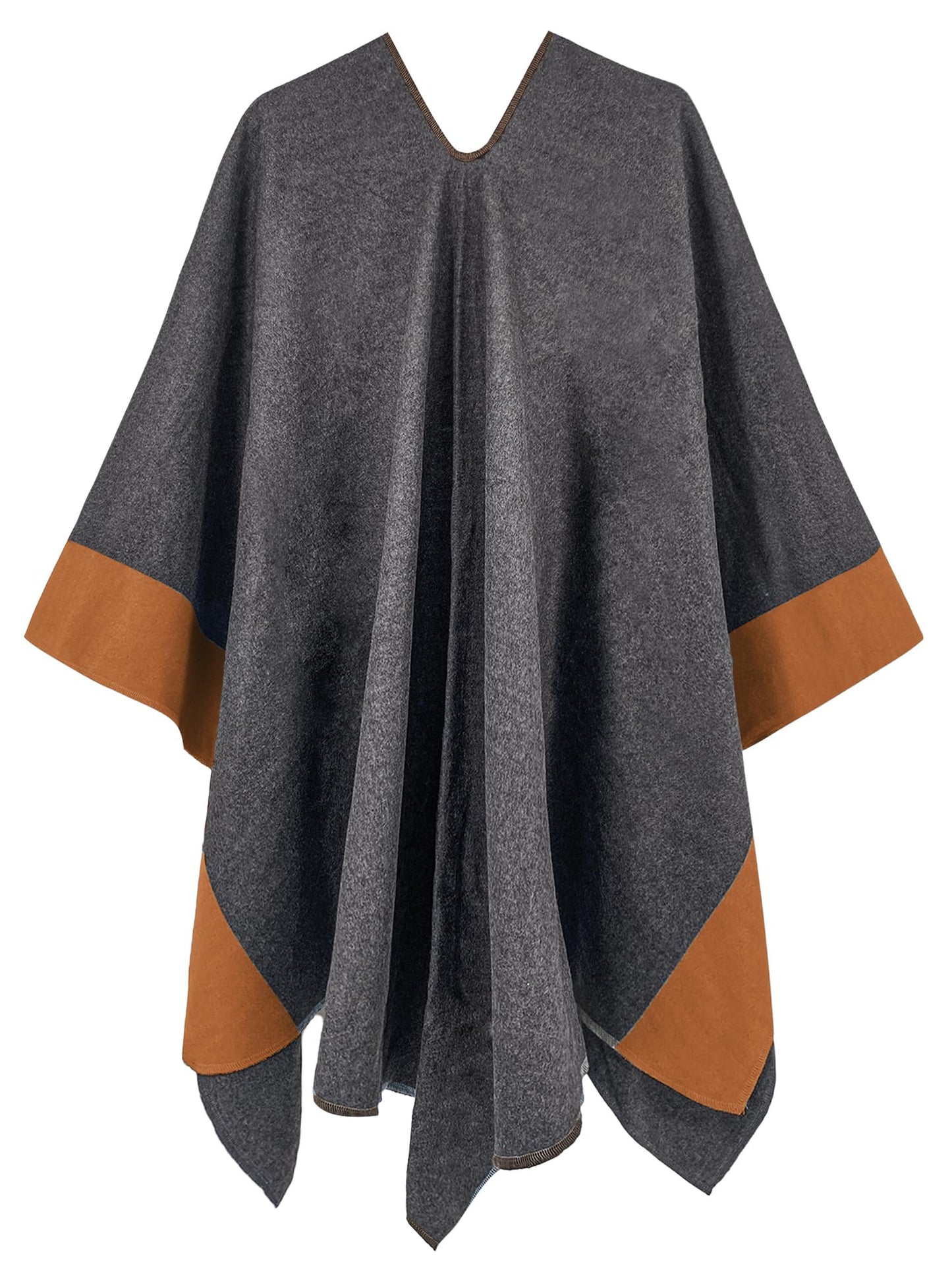Moss Rose Women's Shawl Wrap Poncho Ruana Cape Open Front Cardigan Shawls for Fall Winter