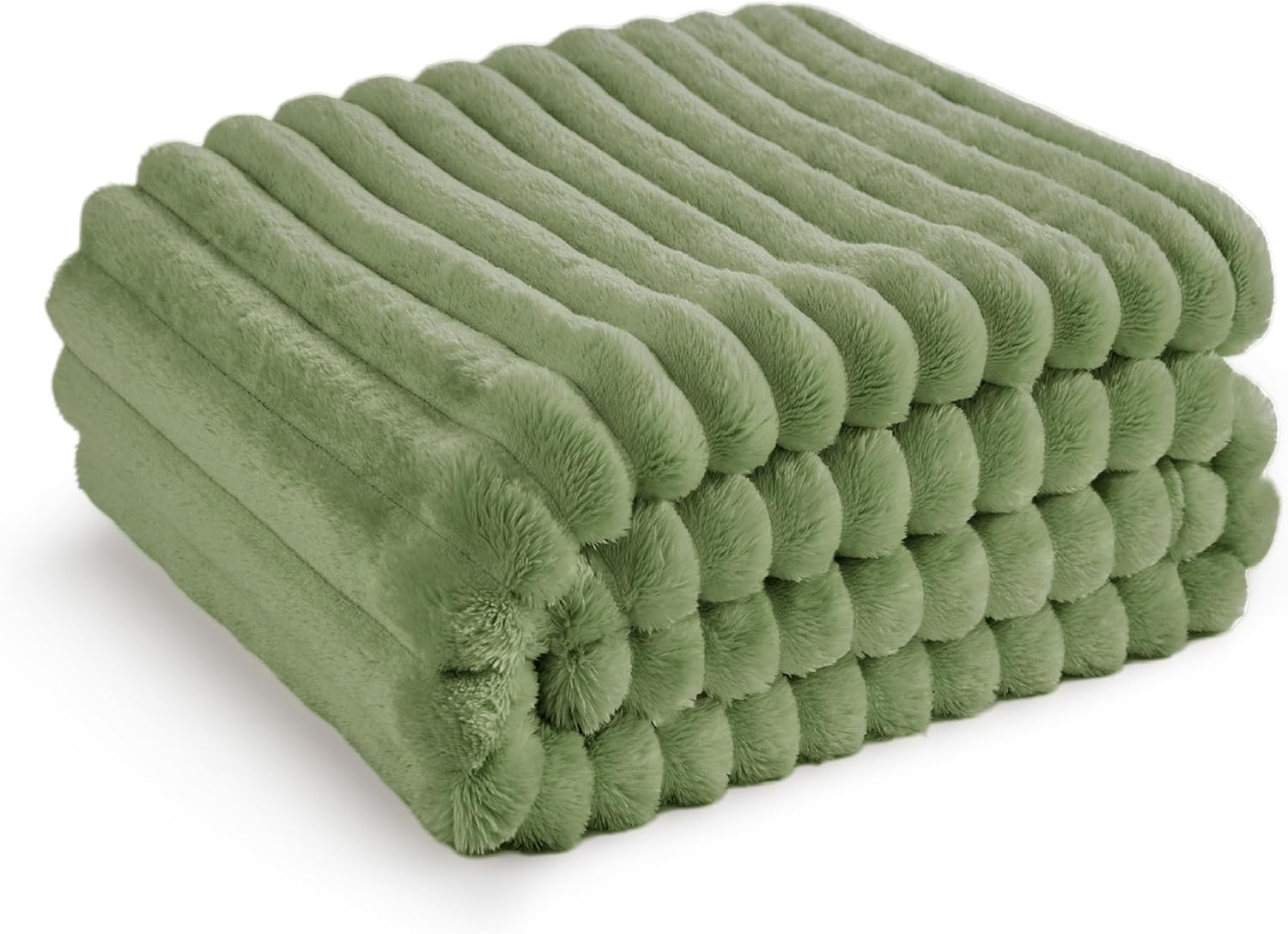 Bedsure GentleSoft White Throw Blanket for Couch - Cozy Blanket for Women, Cute Fleece Throw for Girls, Christmas Birthday Gifts for Women Men Teen, Room Home Boho Fall Decor, Off White, 50x60 Inches