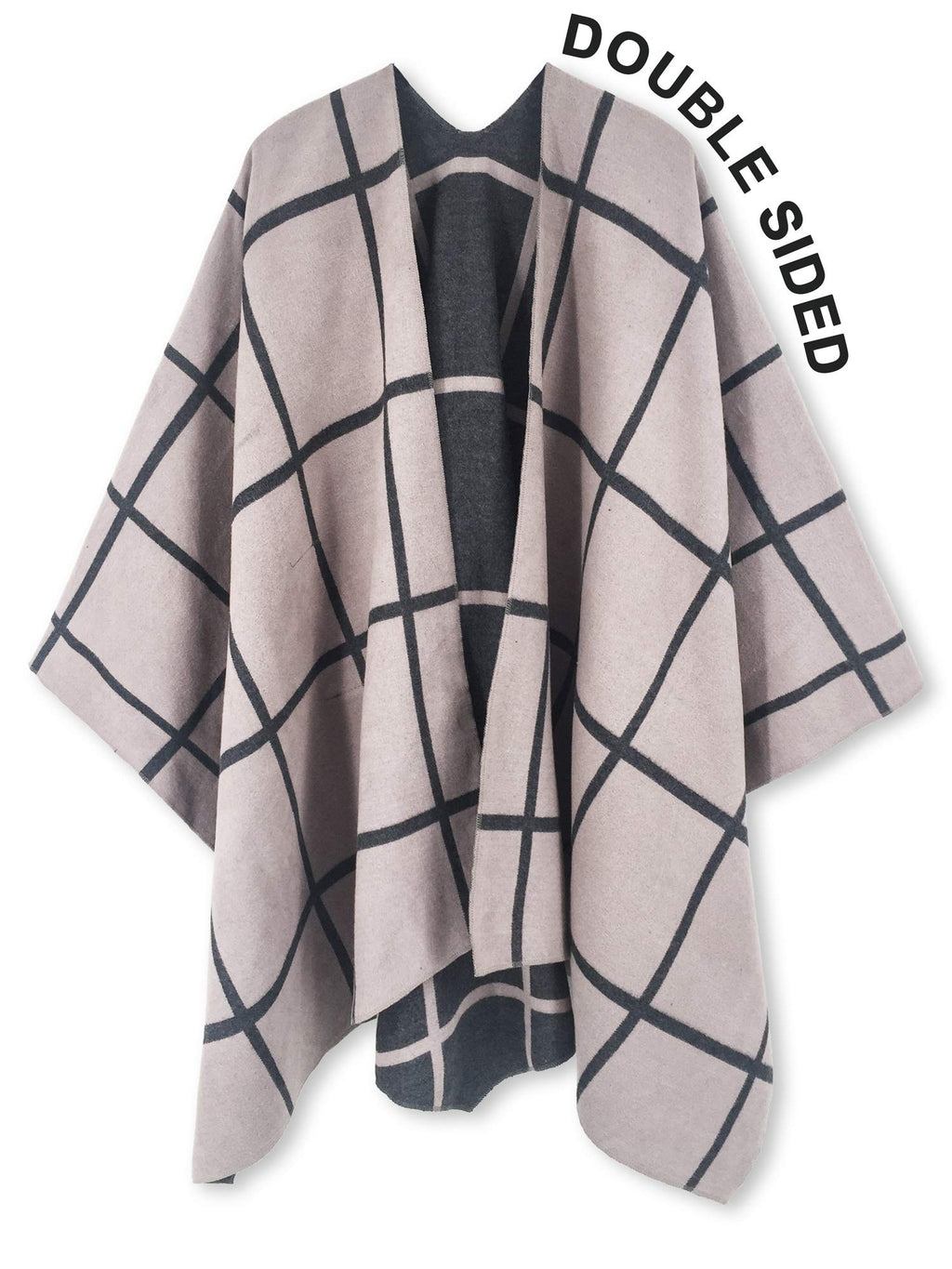 Moss Rose Women's Shawl Wrap Poncho Ruana Cape Open Front Cardigan Shawls for Fall Winter