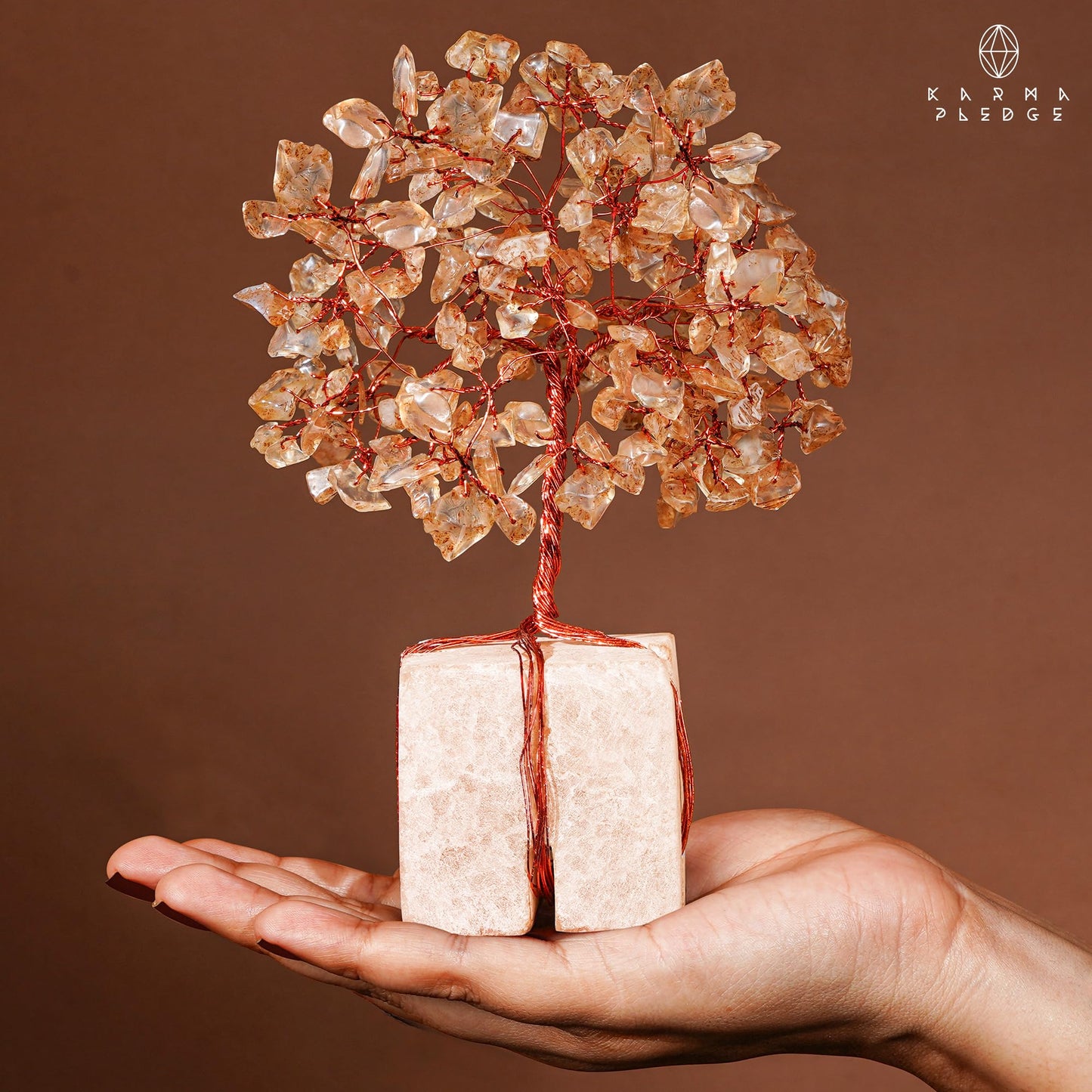 Crystal Tree of Life 7 Chakra Healing Crystals Trees for Home Decor, Office Desk Decor, Boho Decor, Handmade Bonsai Trees for Positive Energy, Money, Good Luck Birthday Gifts for Women, Mom