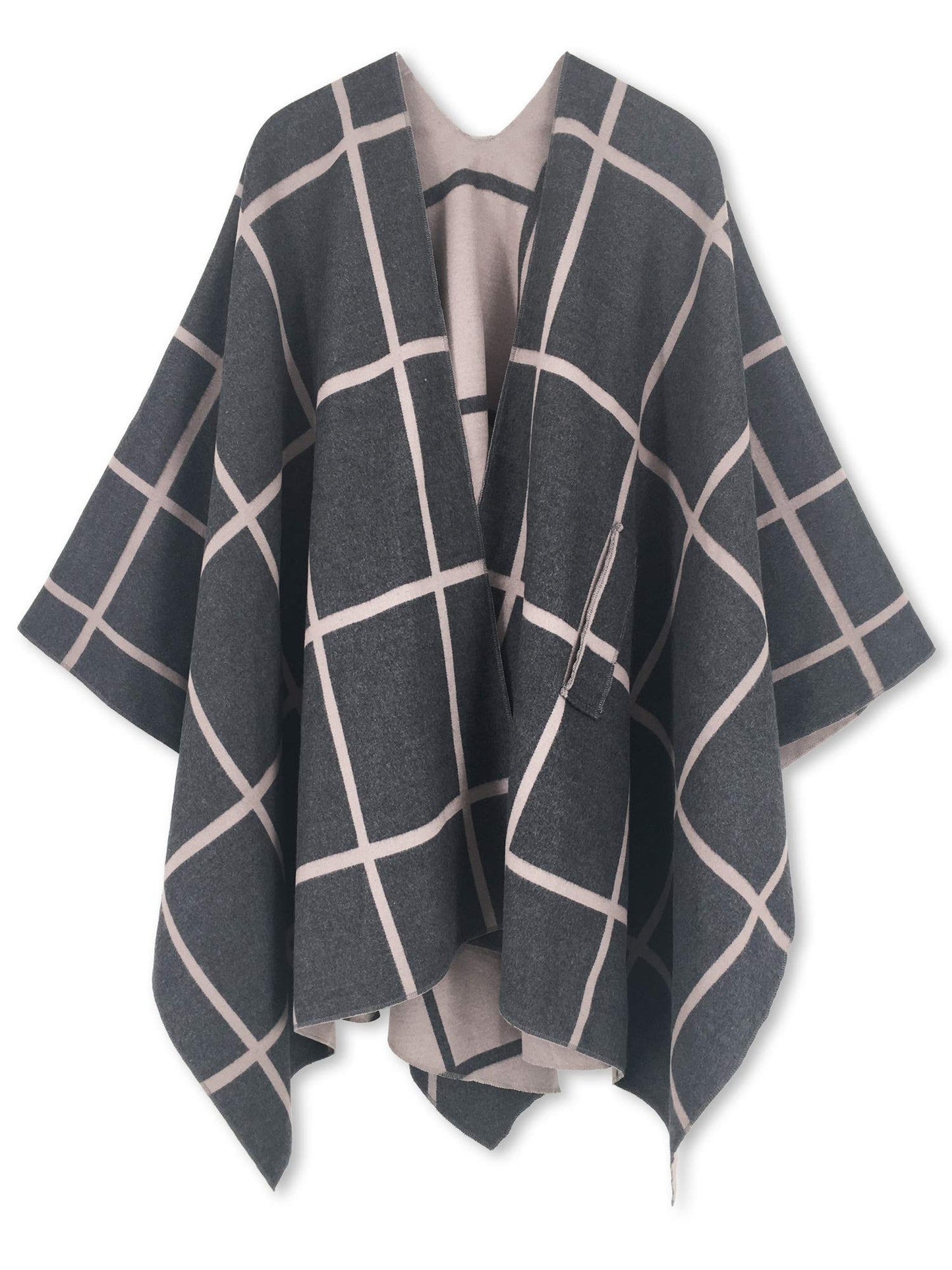 Moss Rose Women's Shawl Wrap Poncho Ruana Cape Open Front Cardigan Shawls for Fall Winter