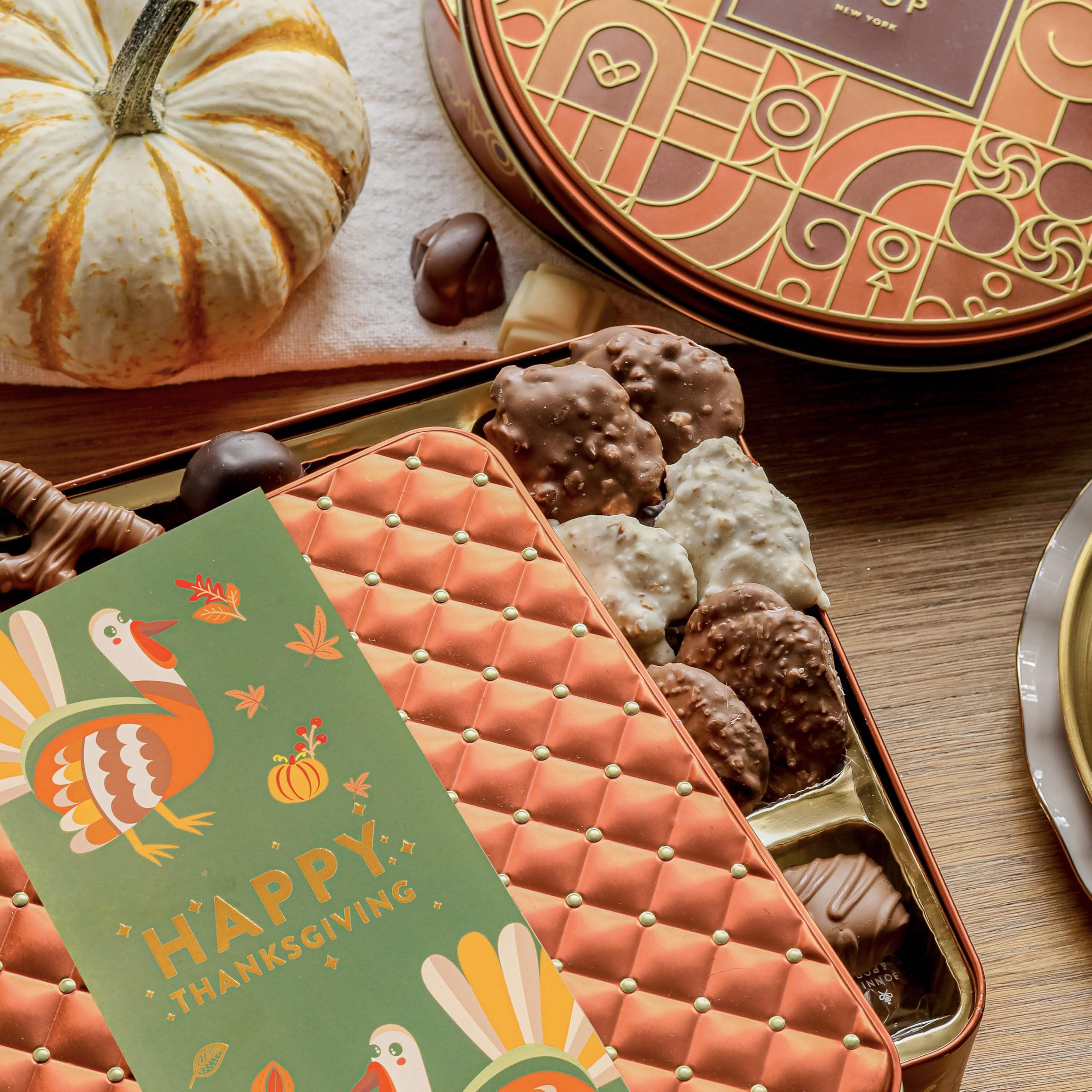 Chocolate Gift Basket, Candy Food Gifts Arrangement Platter, Gourmet Snack Box, Thanksgiving, Christmas, Holiday Present Idea, Corporate Him & Her, Men Women Sympathy Family Parties & Get Well- Bonnie & Pop