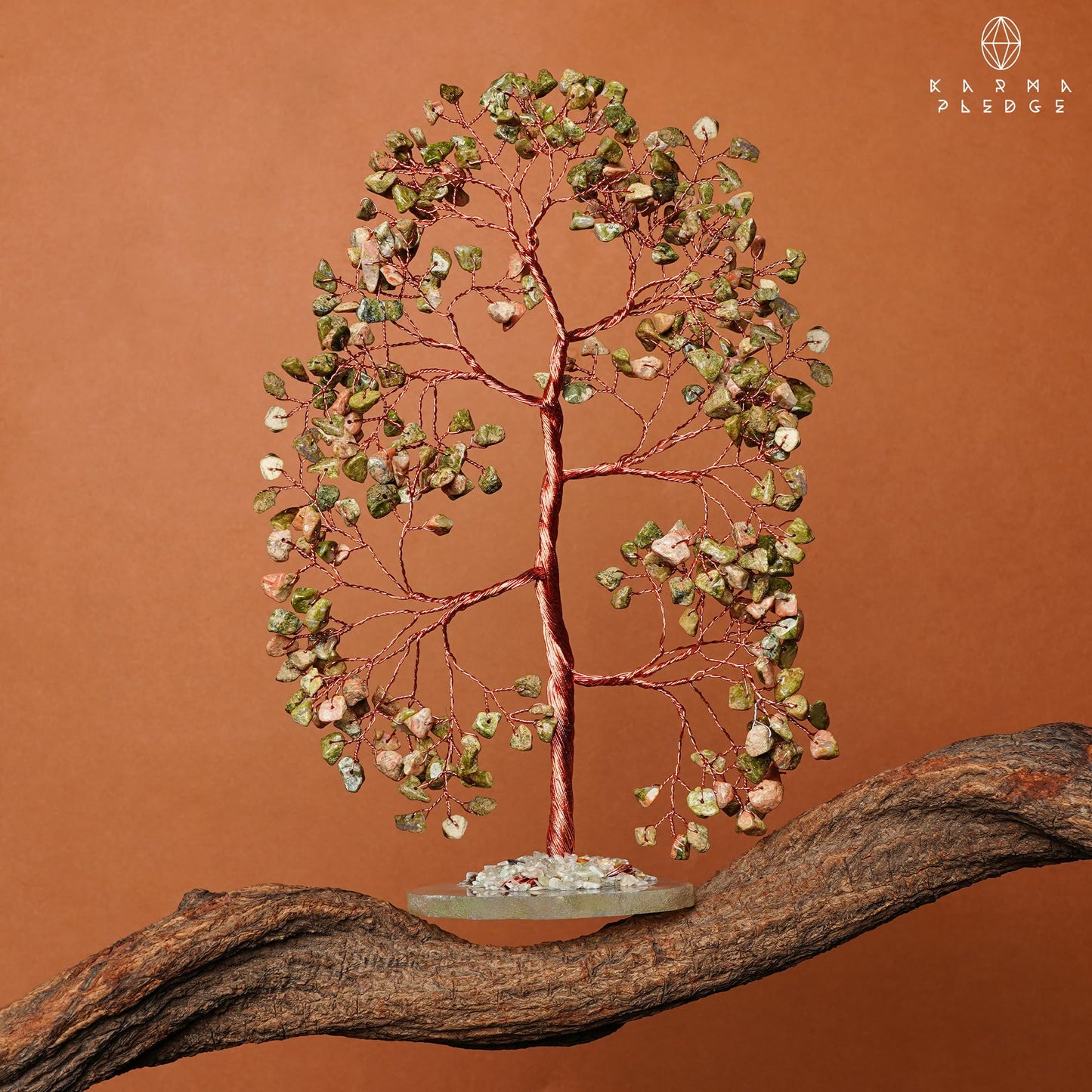 Crystal Tree of Life 7 Chakra Healing Crystals Trees for Home Decor, Office Desk Decor, Boho Decor, Handmade Bonsai Trees for Positive Energy, Money, Good Luck Birthday Gifts for Women, Mom