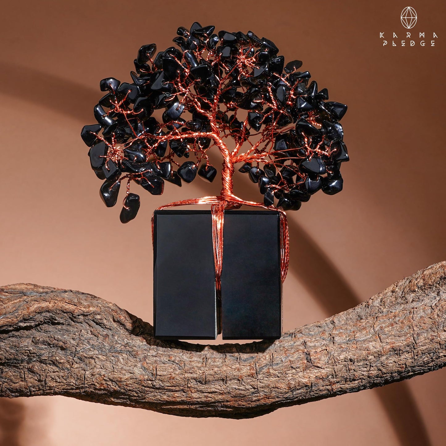 Crystal Tree of Life 7 Chakra Healing Crystals Trees for Home Decor, Office Desk Decor, Boho Decor, Handmade Bonsai Trees for Positive Energy, Money, Good Luck Birthday Gifts for Women, Mom