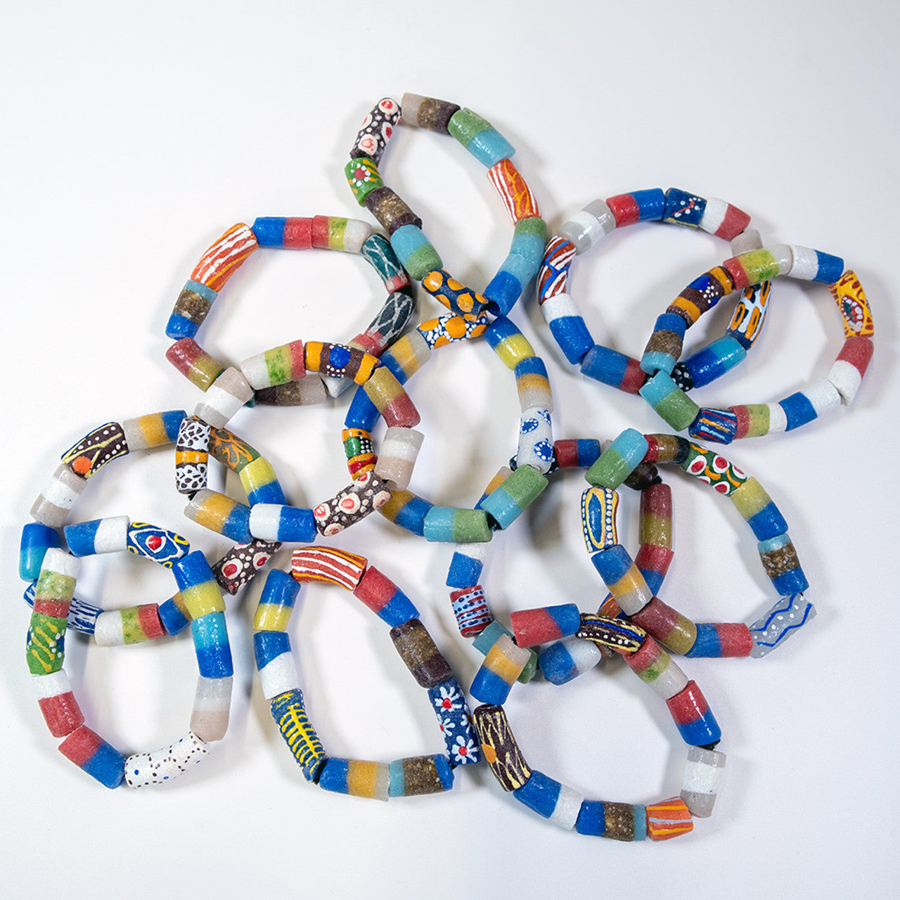 1 Ghana Trade Bead Bracelet (Copy)