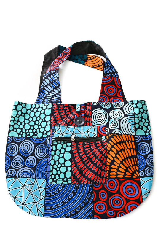 Assorted Colorful Cotton Tote Bag