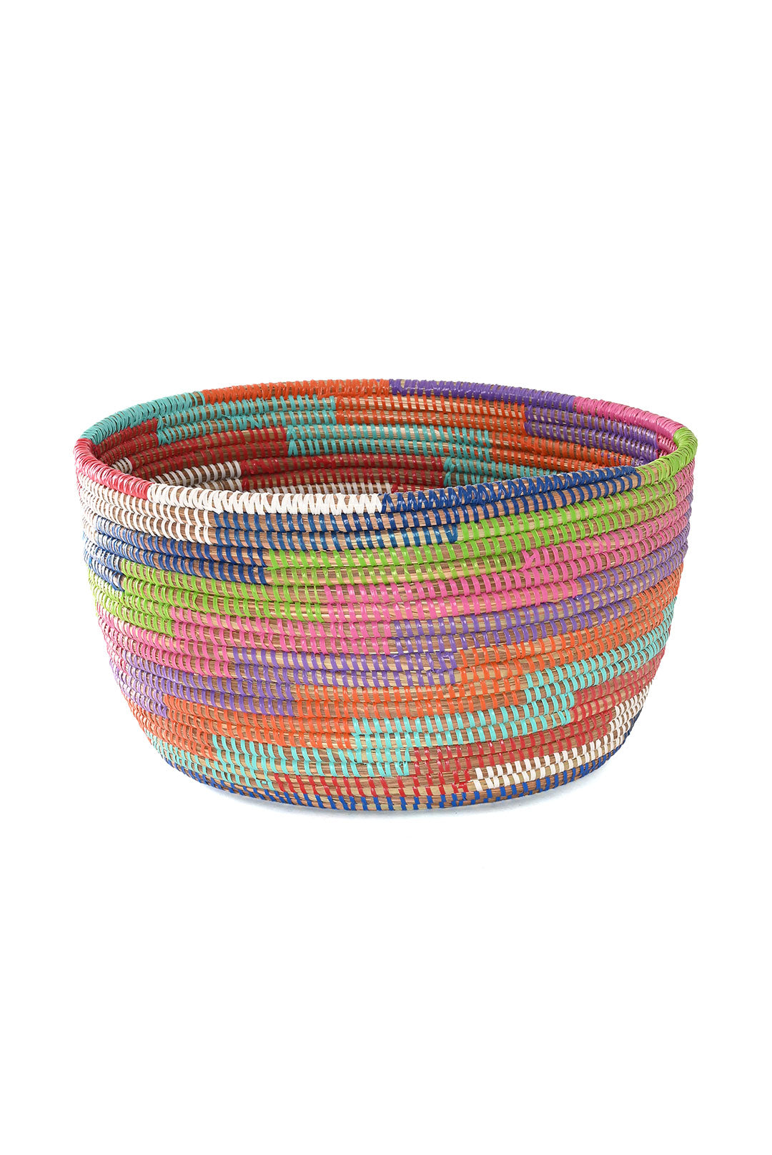 Set of Two Colorful Stairwell Nesting Baskets