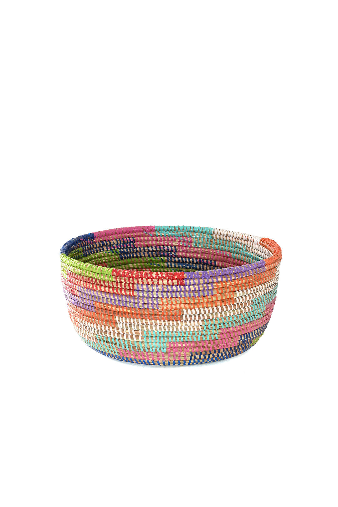 Set of Two Colorful Stairwell Nesting Baskets
