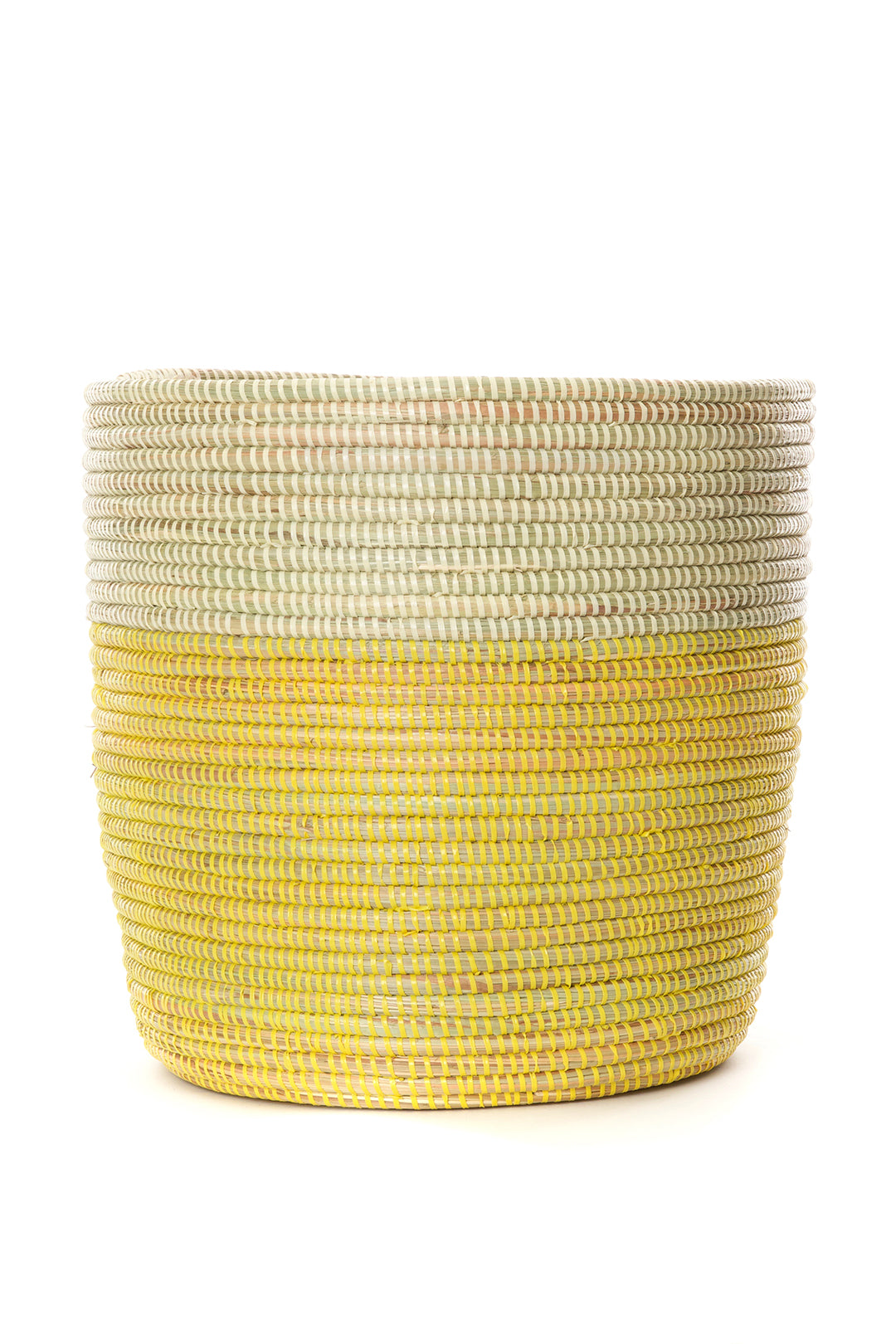 Lemon Dipped Handmade Bath Bin