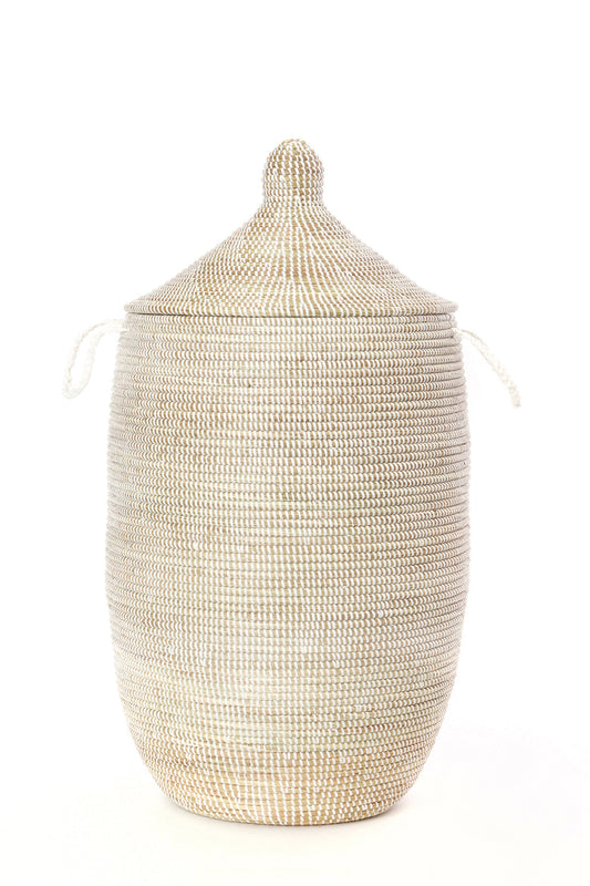 Slender Laurel Hamper Basket from Senegal